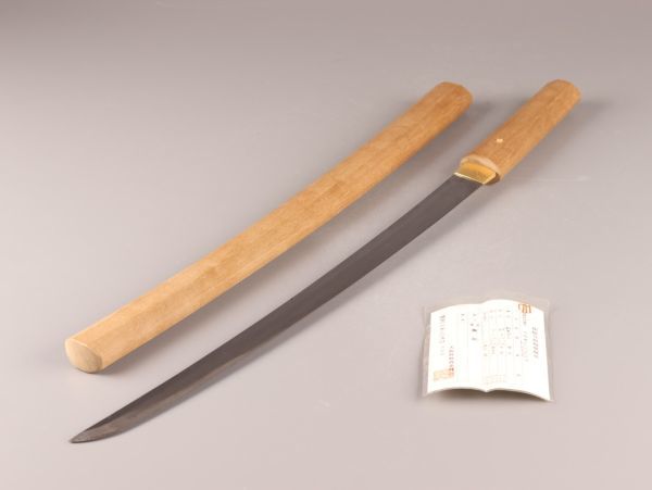 市場 古美術 時代武具 脇差  無銘 登録付 白鞘 時代物 極上品 初