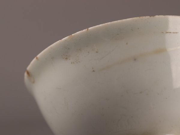 中国古玩 唐物 煎茶道具 白磁 煎茶碗 五客 時代物 極上品 初だし品 8660_画像5