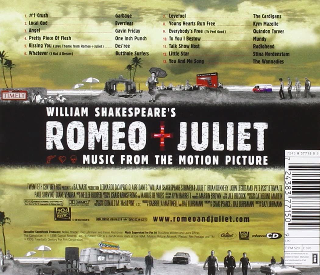William Shakespeare's Romeo + Juliet: Music From The Motion Picture 輸入盤CD_画像2