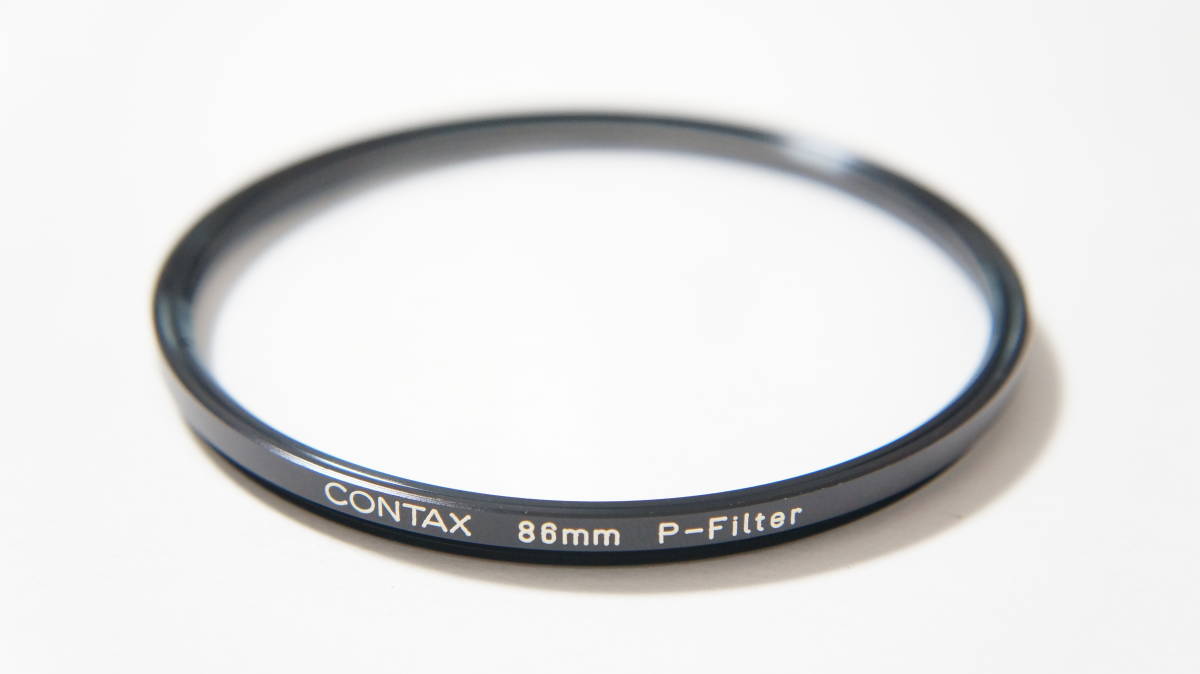 ★良品★[86mm] CONTAX P-Filter 実用保護フィルター 革ケース付_画像2