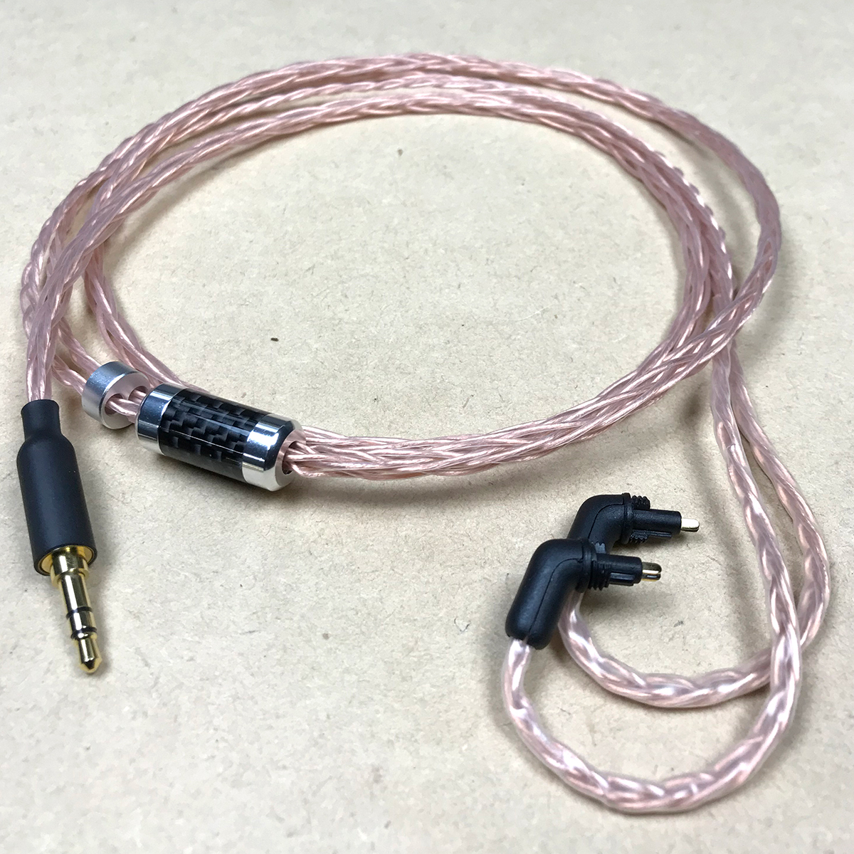 公式の 3.5mm3極ステレオ MOGAMI2944 8芯 MDR-EX1000用リケーブル