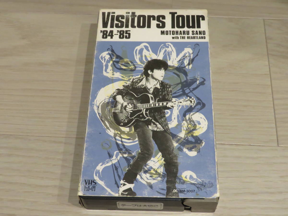 VHSビデオ 佐野元春 「Visitor'ｓ Tour '84～'85」 - 通販