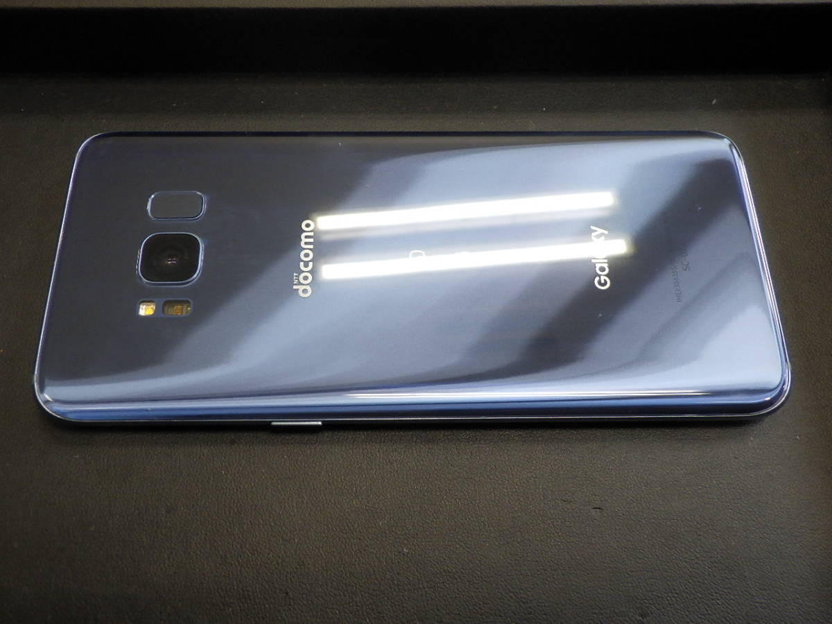 美品 Galaxy S8 ブルー スマホ SAMSUNG docomo 本体 ネットワーク利用