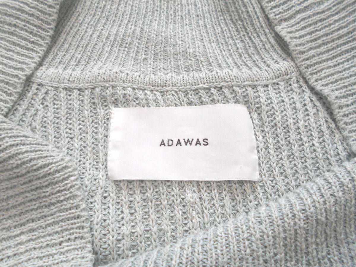 美品 送料無料 〕 ADAWAS アダワス ミント グリーン コットン シルク