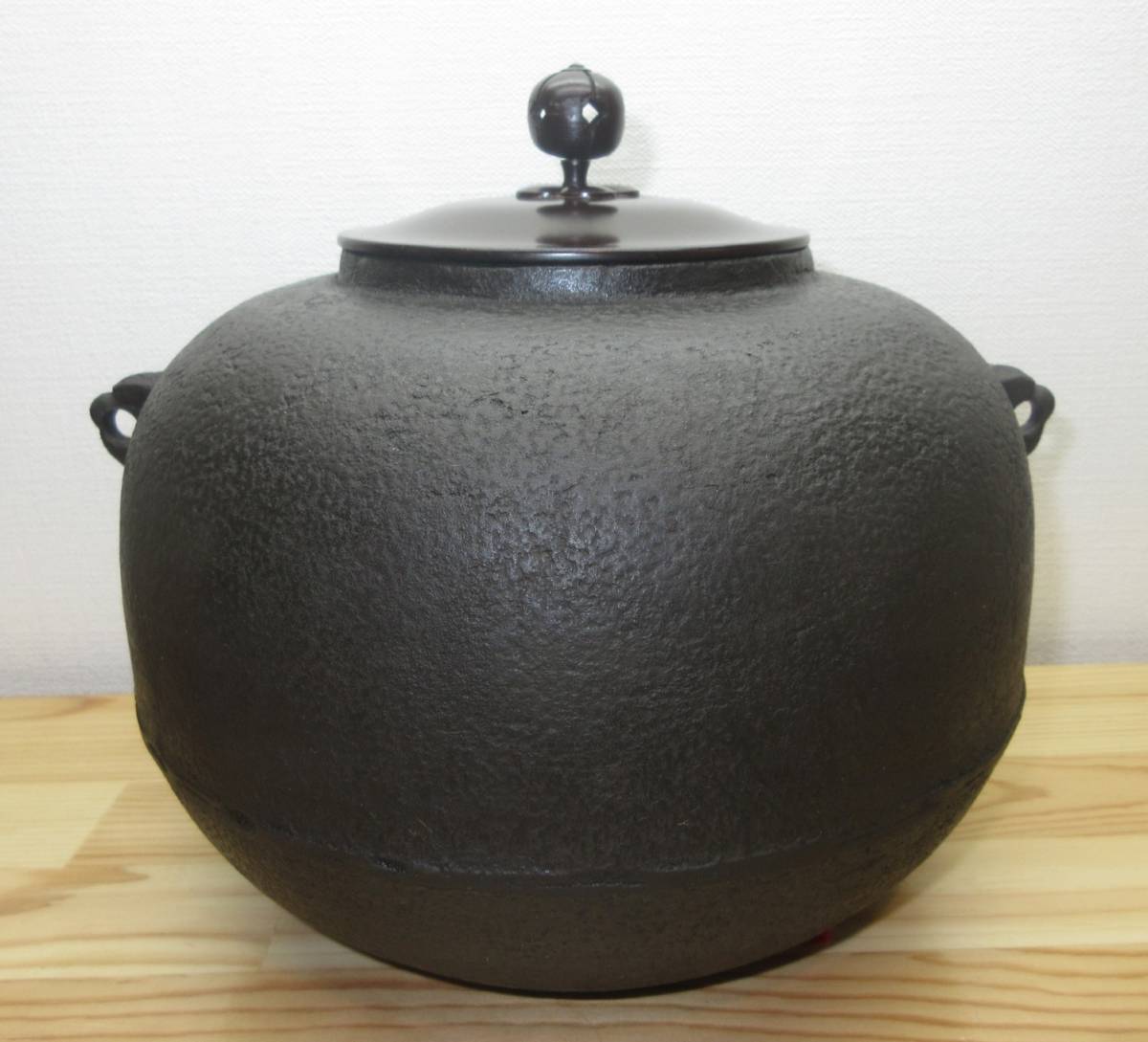 【オープニング大セール】 逢絢亭・新品】茶道具 釜 風炉釜 丸釜 日本製 お稽古用にどうぞ 釜
