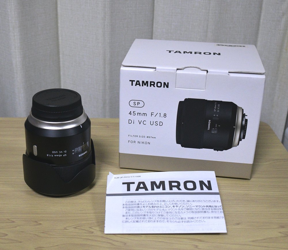 限定品低価】 TAMRON ニコン用 SP 45mm F1.8 Di VC USD s7Mcu