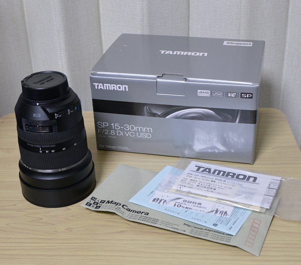 タムロンTAMRON SP 15-30mm F 2.8 Di VC USD