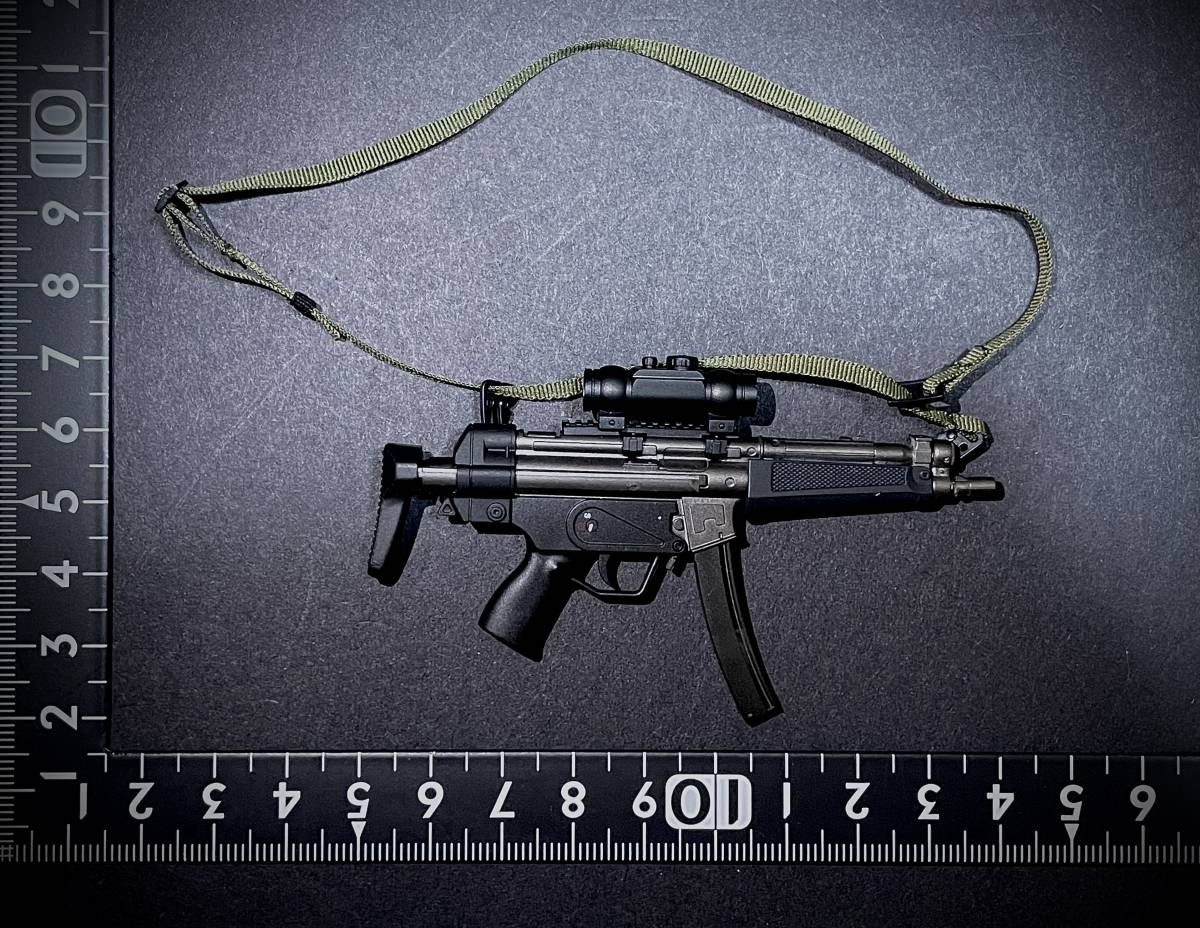 [ быстрое решение ]DAMTOYS модель 1/6 шкала женщина мужчина фигурка для оборудование Crea Vaio риск ружье вспомогательный механизм gun H&K MP5A3 sling есть ( не использовался 