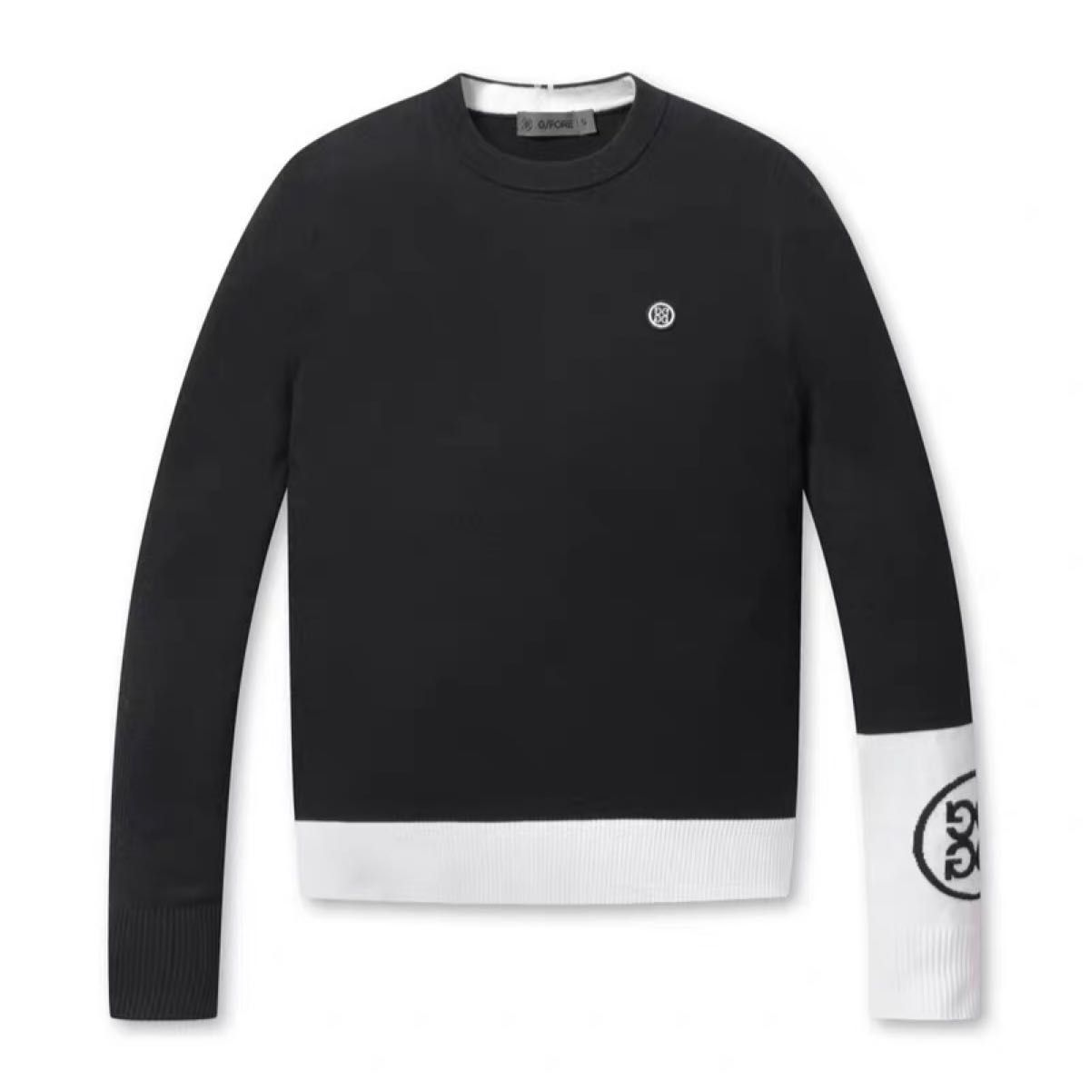 【即発送】ジーフォア ゴルフ レディース トップス 長袖 セーター ニット（ブラック）Mサイズ