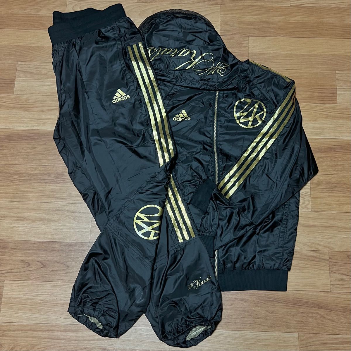 美品】試着のみ adidas×24karats コラボ セットアップ 美品 EXILE 正規