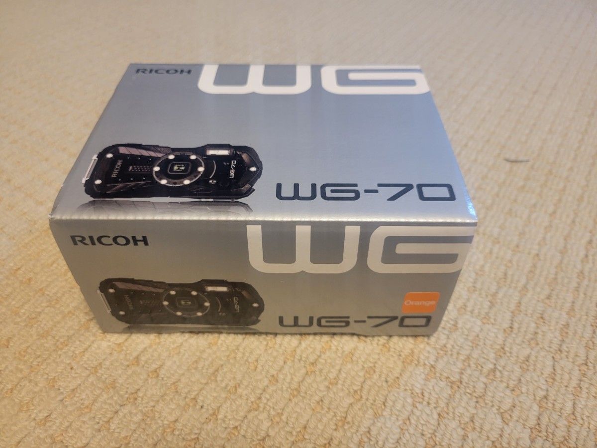 【新品未使用】RICOH WG-70 オレンジ リコー本格防水デジタルカメラ