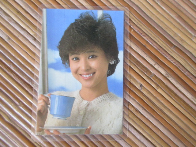 ラミネートカード　松田聖子（1980年代アイドル）3_画像1