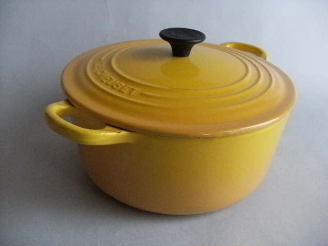 Le Creuset ル・クルーゼ ココットロンド イエロー 22cm fisiocalcados