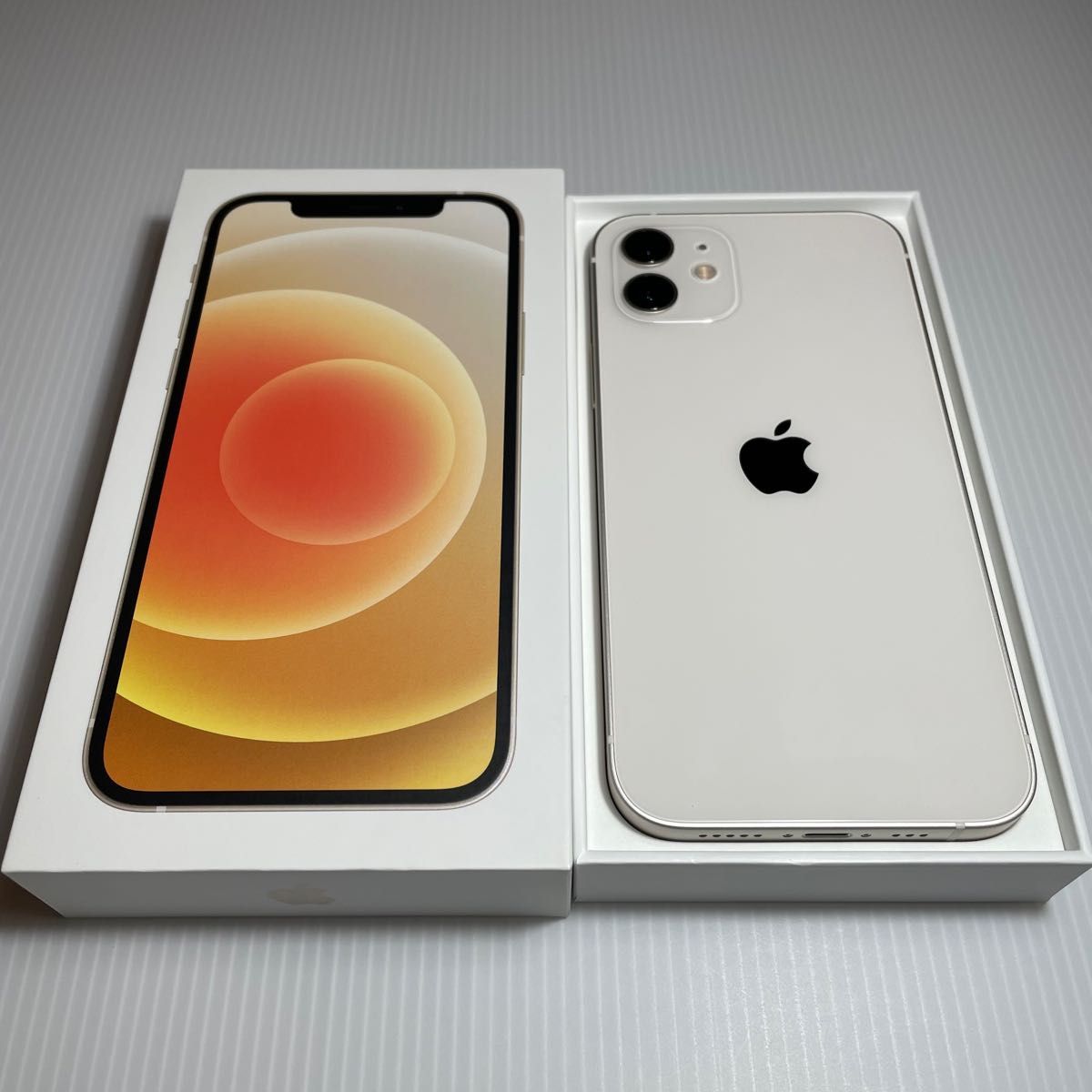 即日出荷 未使用に近い iPhone12 64GB ホワイト バッテリー100% | wise