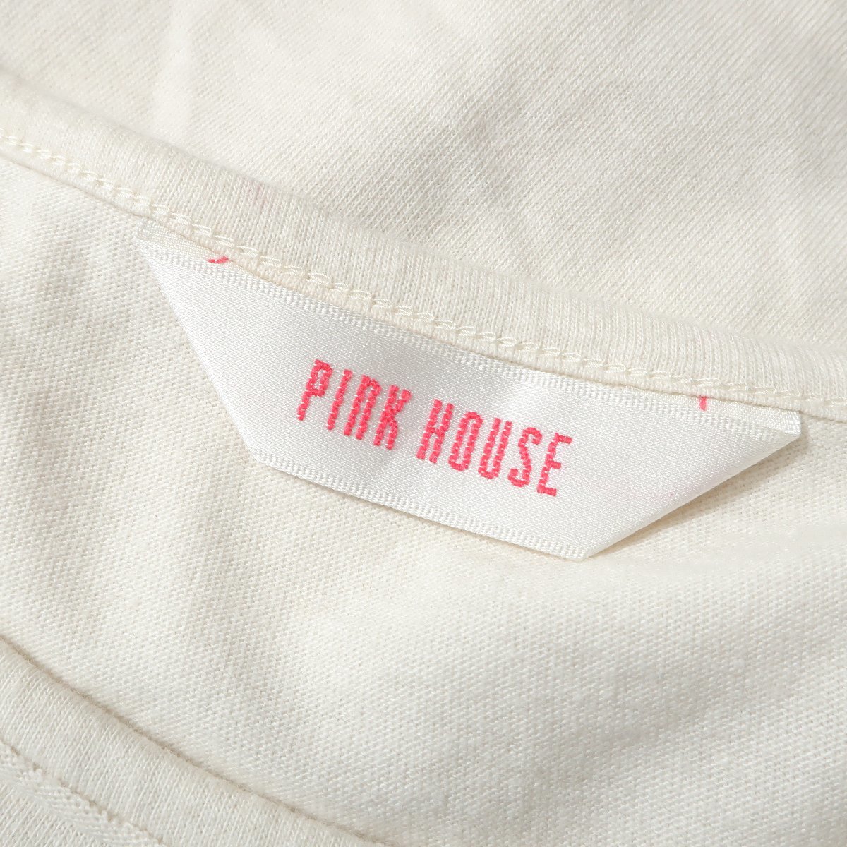 PINK HOUSE*2015 year summer catalog publication cute .ak Arrows Pt! French sleeve cut and sewn spring summer off white series letter pack post service possible ...z2148