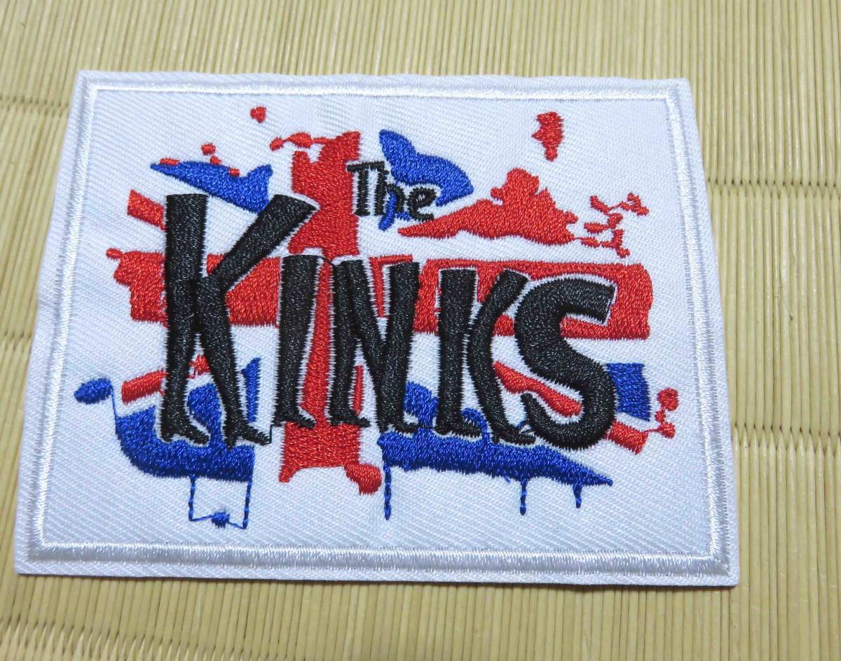 白四角■英国旗◆新品UK英国　ユニオンジャック　キンクス The Kinks　■イギリス　ロックバンド　刺繍ワッペン激渋■洋服・衣類・衣服DIY_画像7