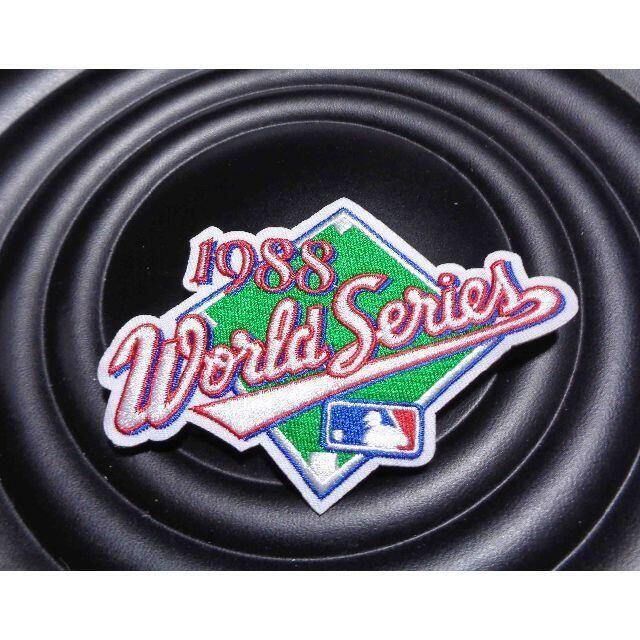 緑WS1988◆新品MLBワールドシリーズ World Seriesメジャーリーグ　野球ベースボール 刺繍ワッペン◎アメリカUSスポーツ◆激渋■洋服DIY衣類_画像5