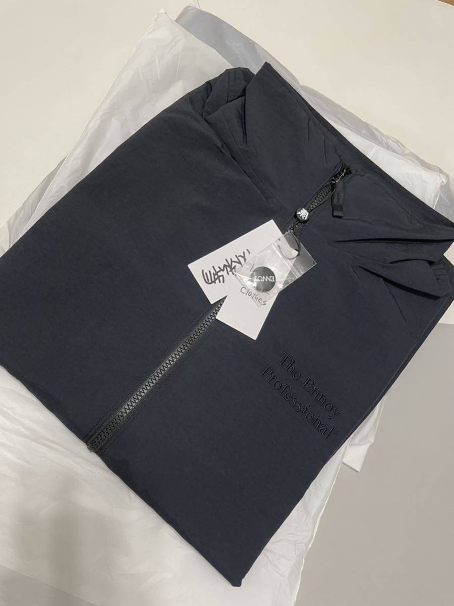 xl ennoy シャカシャカ ナイロン セットアップ トリプルブラック 黒