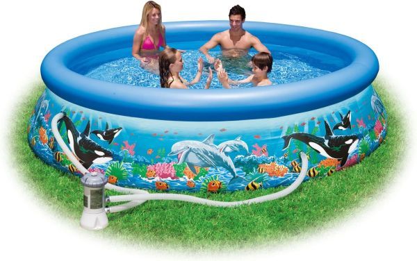 0a1H2cc2159 【新品未開封】INTEX イージーセットプール 305×76cm 家庭