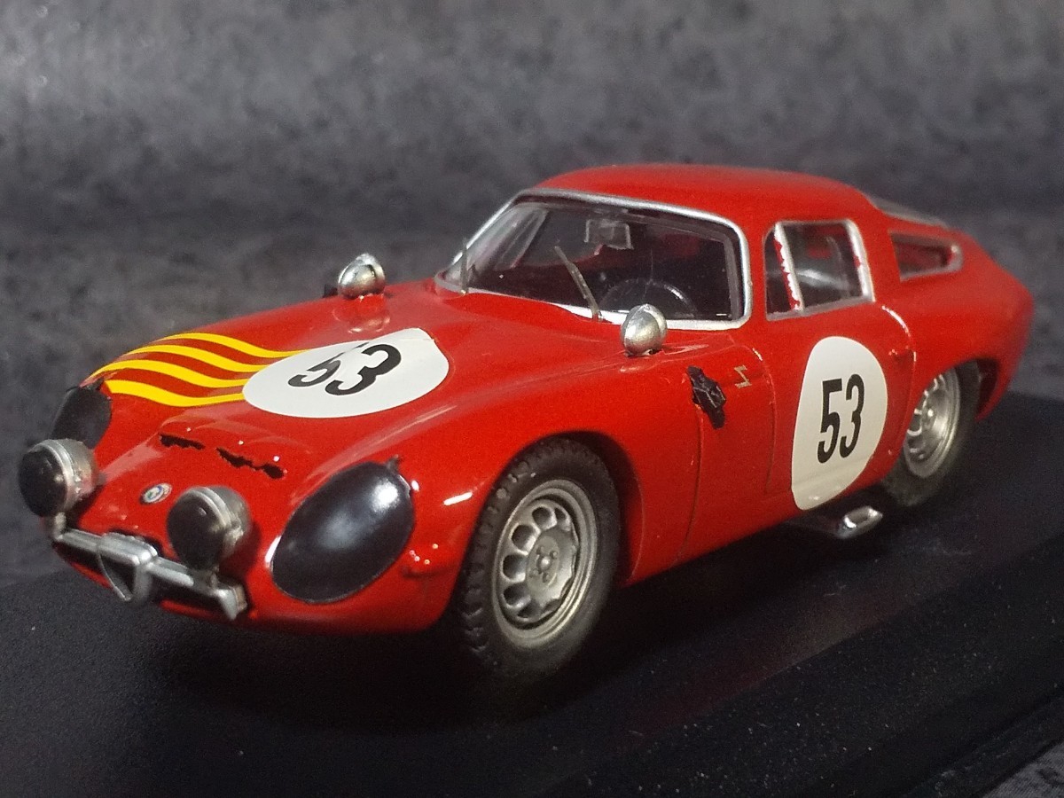 ベストモデル 1/43 アルファロメオ TZ1 1964年 セブリング12時間 出走車仕様_画像1