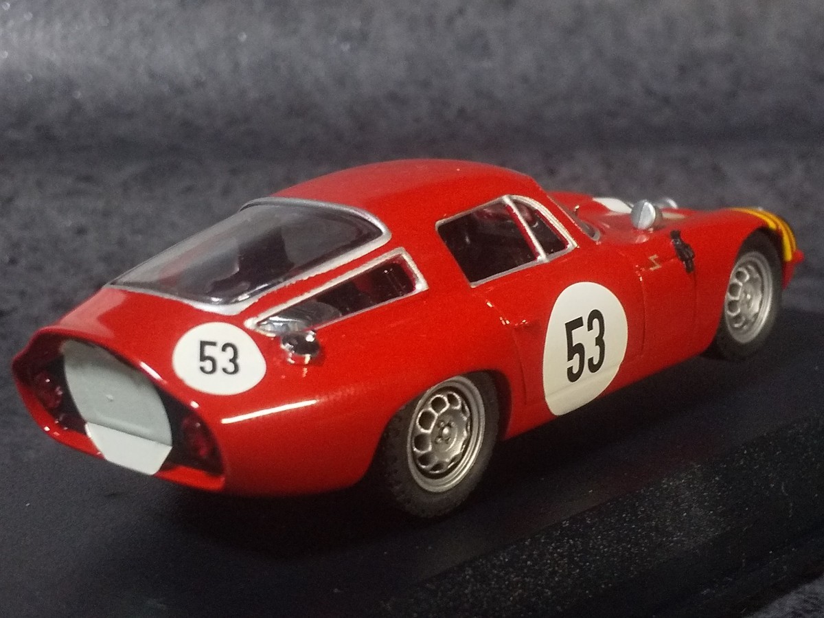 ベストモデル 1/43 アルファロメオ TZ1 1964年 セブリング12時間 出走車仕様_画像2