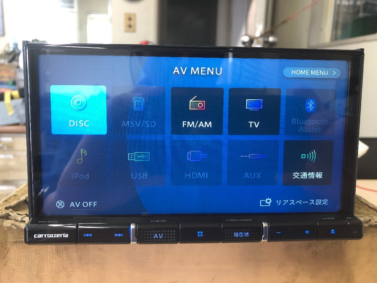 カーナビ カロッツェリアcarrozzeria AVIC-RZ712/2021年-