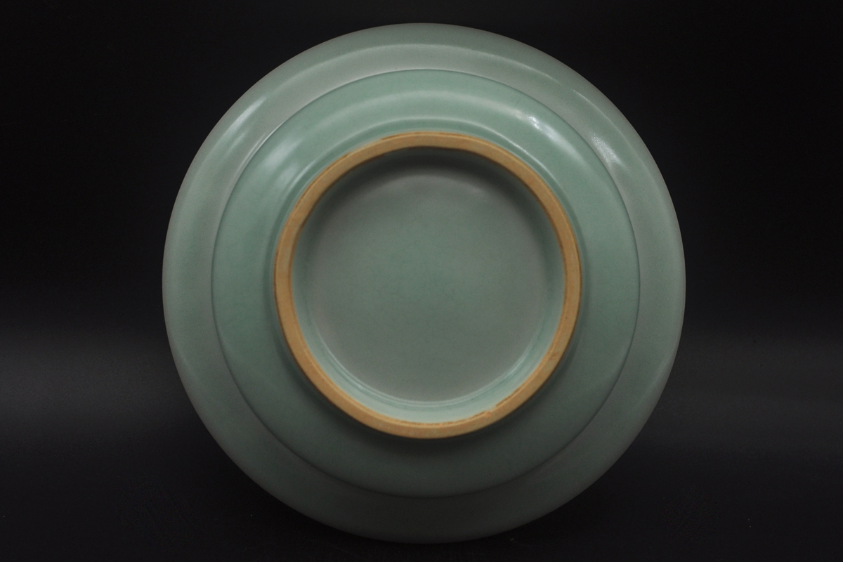 100%品質 龍泉窯 ☆唐物古玩古董☆宋時代 珍品 宋 - 盤口筆洗 青磁 宋