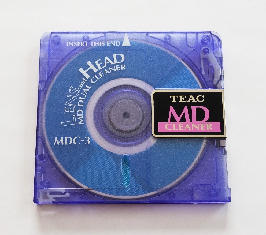 TEAC 録再両用 湿式 MDレンズ&ヘッドクリーナー MDC-3 TEAC MD DUAL CLEANER 希少 レア