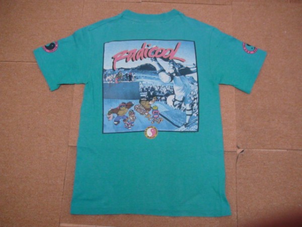  подлинная вещь Vintage T&C SKATE футболка @ осмотр ]zorlac dogtown sma thrasher oldghost buttstain powelltau can 