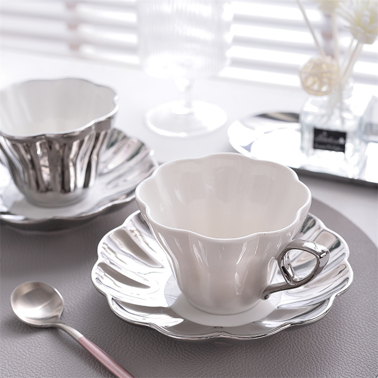  free shipping * boom . to coil ... mug coffee cup set elegant petal ceramic cup 