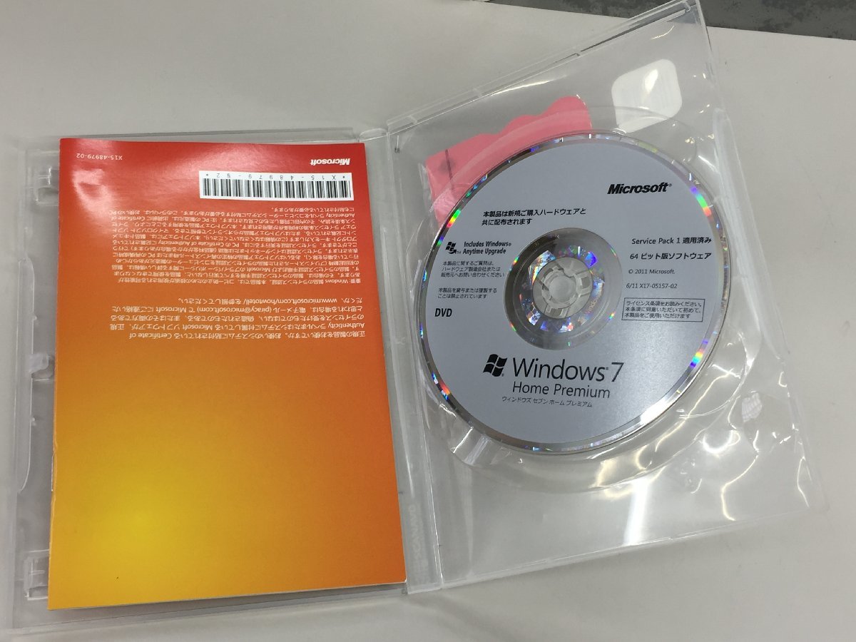 Windows 7 Home Premium 64 bit SP1 プロダクトキー付き開封品の画像2