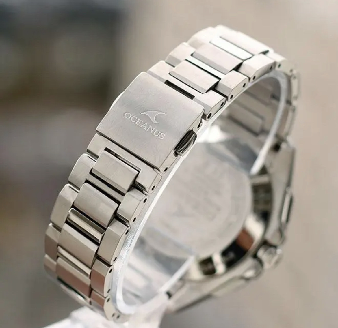 極美品】 カシオ オシアナス CASIO OCEANUS GPSソーラー 電波腕時計