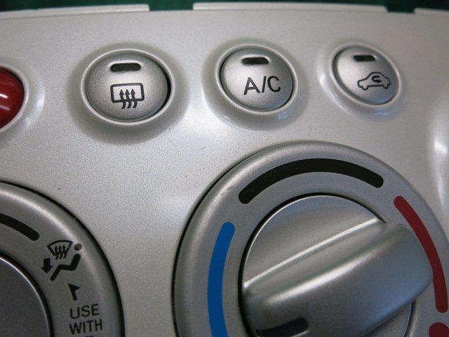 H20 year 3 month #ek Wagon M DBA-H82W air conditioner control panel # original air conditioner switch ( trim 22S) [ Gifu departure ]