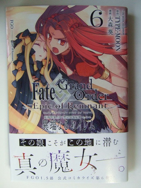 コミックス Fate/Grand Order Epic of Remnant 亜種特異点Ⅳ 禁忌降臨庭園 セイレム 異端なるセイレム巻 23.04.06 本 コミック マンガ 漫画