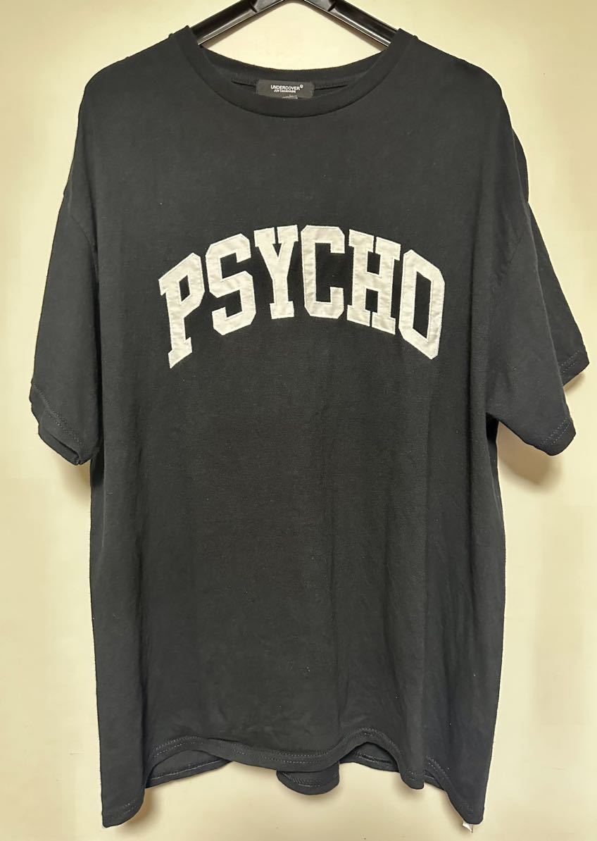柔らかい 完売 UNDERCOVER PSYCHO Tシャツ 黒 サイズ5 XL アンダー