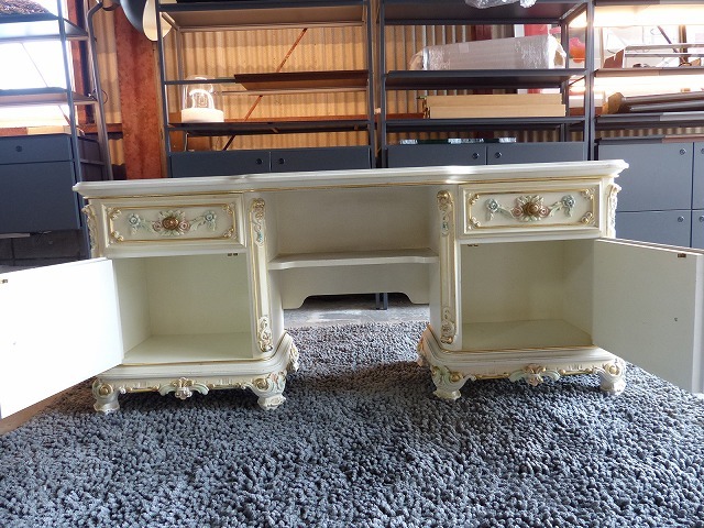 [SILIK/silik]ITALYlro here furniture l dresser 1600l. furniture * white furniture l cat legs accessory case 