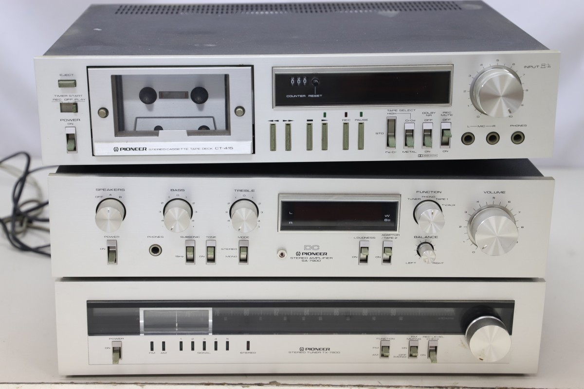 PIONEER パイオニア システムコンポ SA-7900/TX-7900/CT-415 アンプ
