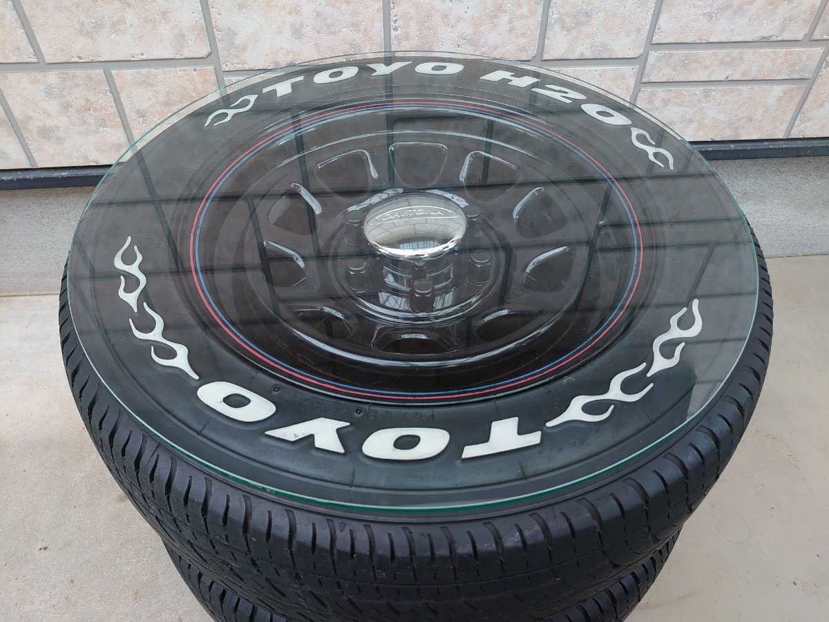  tire wheel . glass table .* build-to-order manufacturing after the bidding successfully made approximately 1 week degree . shipping ( inspection garage Daytona Speedster BBS WORK RAYS ENKEI old car 