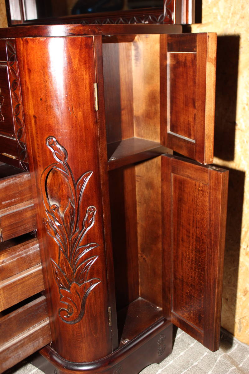  Vintage retro dresser dresser dresser width 67 height 92 depth 34cm Kochi prefecture Kochi city direct pick ip 