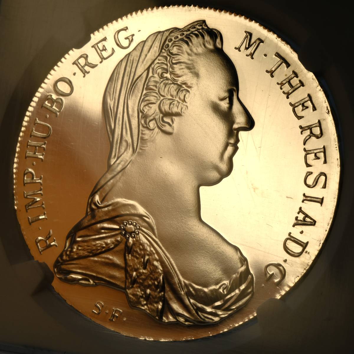 マリアテレ】 オーストリア マリアテレジア 1780年 銀貨 大判銀貨