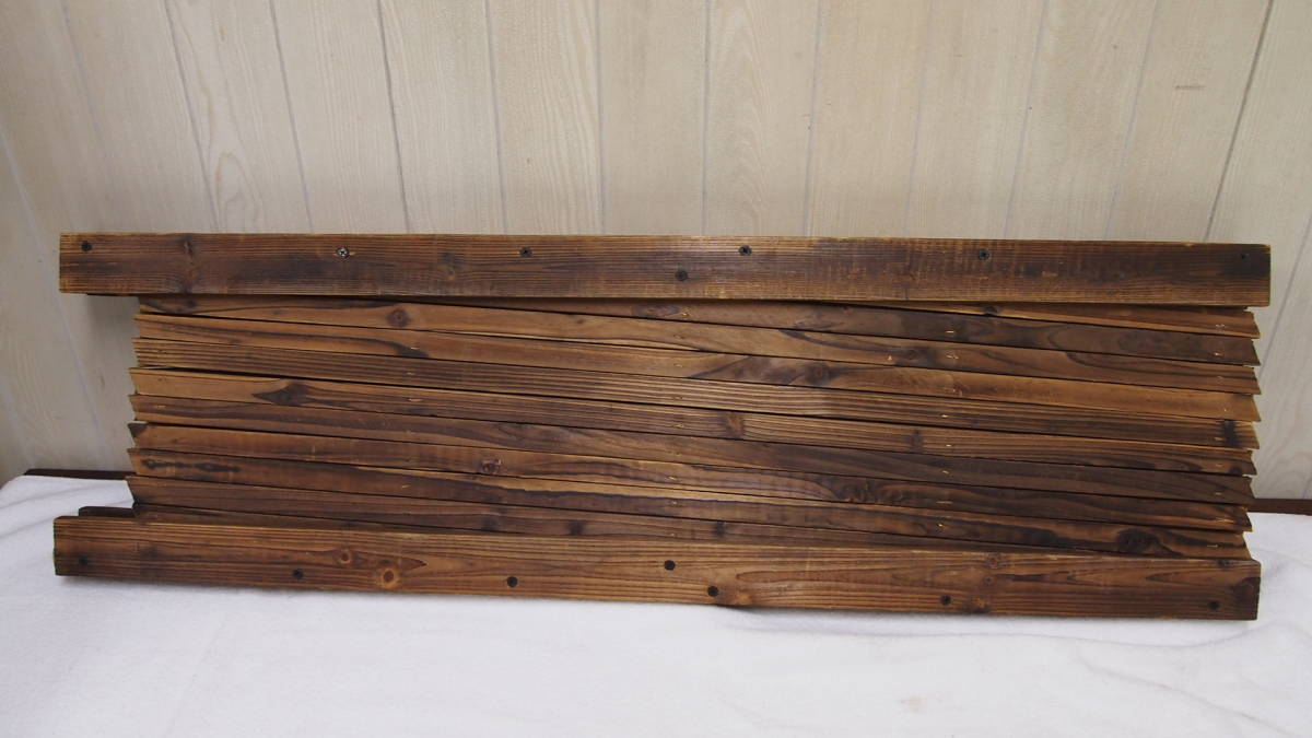  new old goods *. Japanese cedar accordion fence * approximately 150×90*304S4-J12086