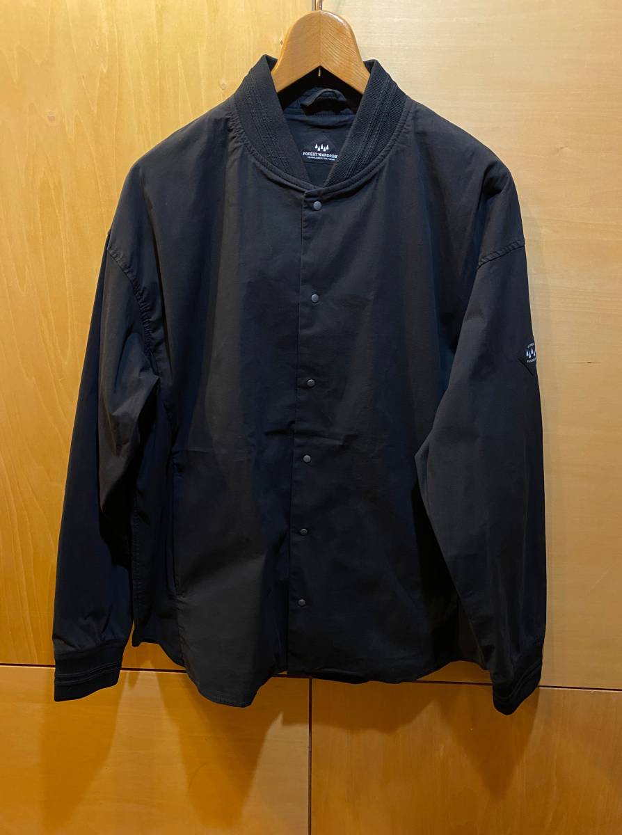 FOREST WARDROBE フォレストワードローブ メンズ アウトドア シャツ ジャケット 黒 登山 size M 好日山荘 ブルゾン_画像1