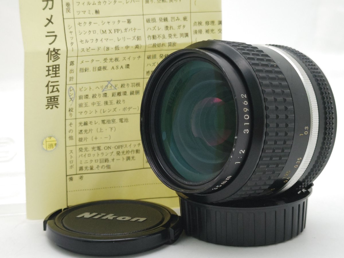 おしゃれ】 Nikon 2023年4月オーバーホール ニコン Ai-s F2 35ｍｍ