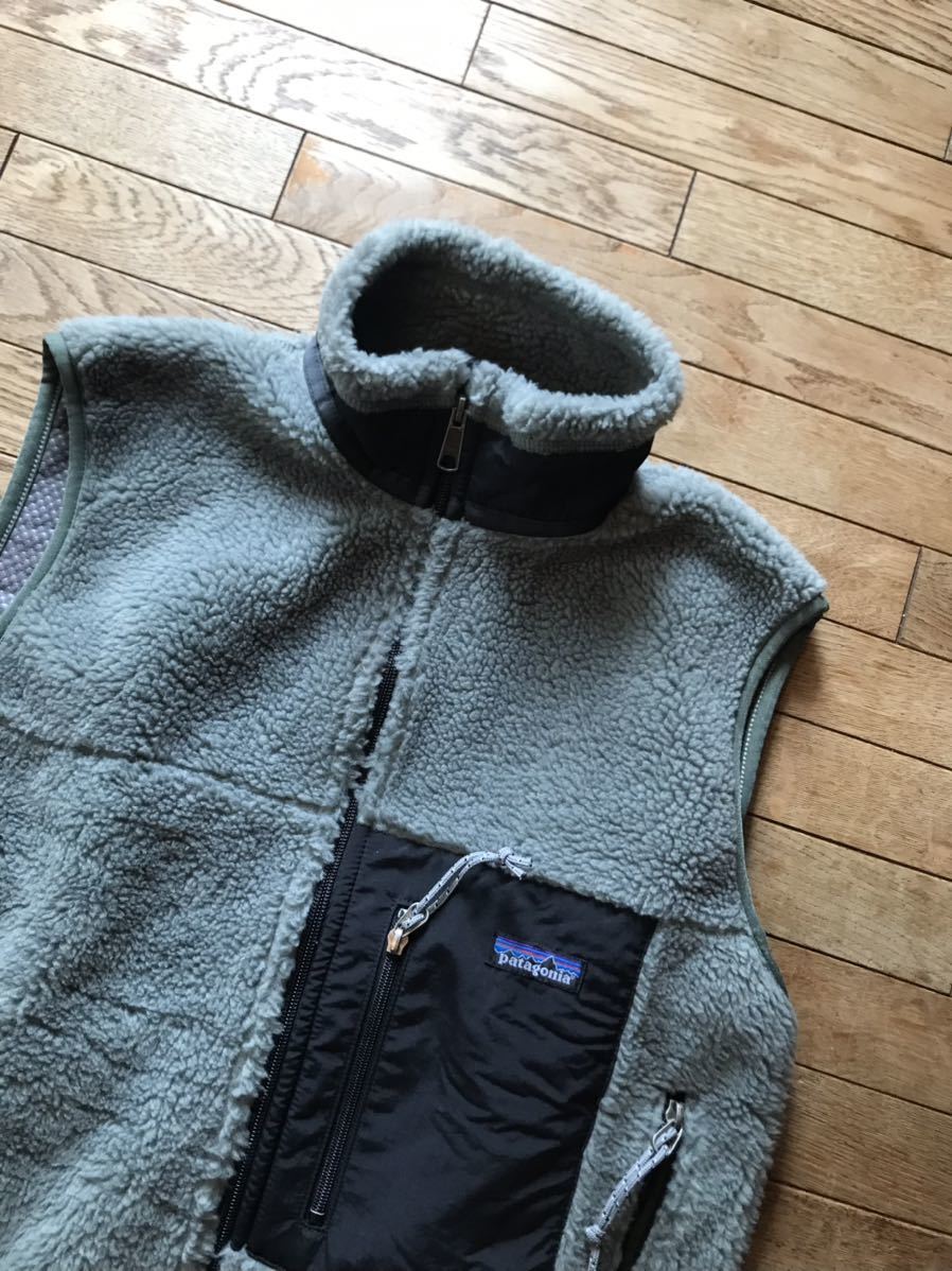 patagonia 99年 USA製 RETRO-X VEST オリーブ Mサイズ 美品 パタゴニア レトロX フリースベスト アメリカ製 