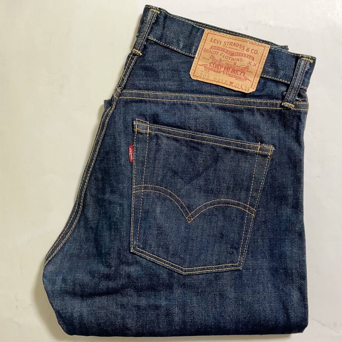 LVC　LEVI'S VINTAGE CLOTHING 　67505/551ZXX /W33　日本製　インディゴブルー　　　W118_画像1