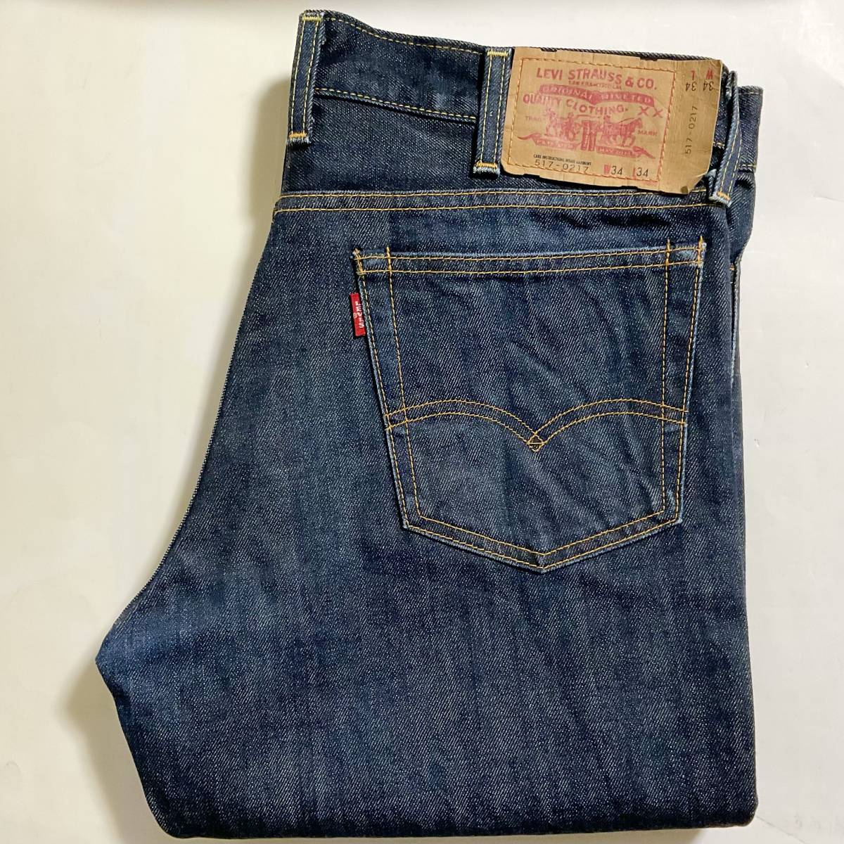 LVC　LEVI'S VINTAGE CLOTHING　71517/W34　リメイク　日本製　インディゴブルー　　　W118