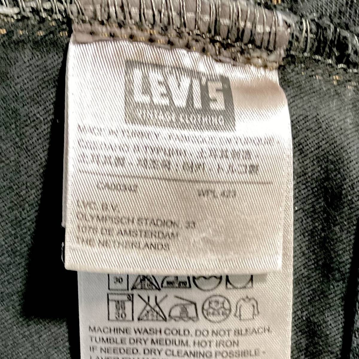 LVC　LEVI'S VINTAGE CLOTHING　67505/W33　ブラック　トルコ製　　　　W118_画像9