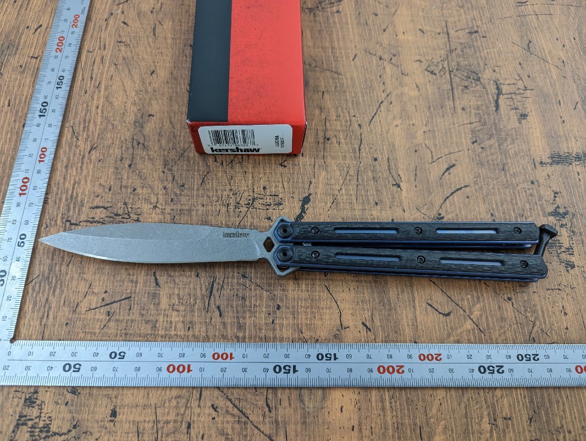 ○S4007/Kershaw カーショウ 5150CF 20CV バタフライナイフ/1円