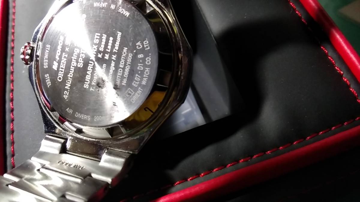 ORIENT M-FORCE WV0171EL 世界限定1500個 660番 オリエント 腕時計