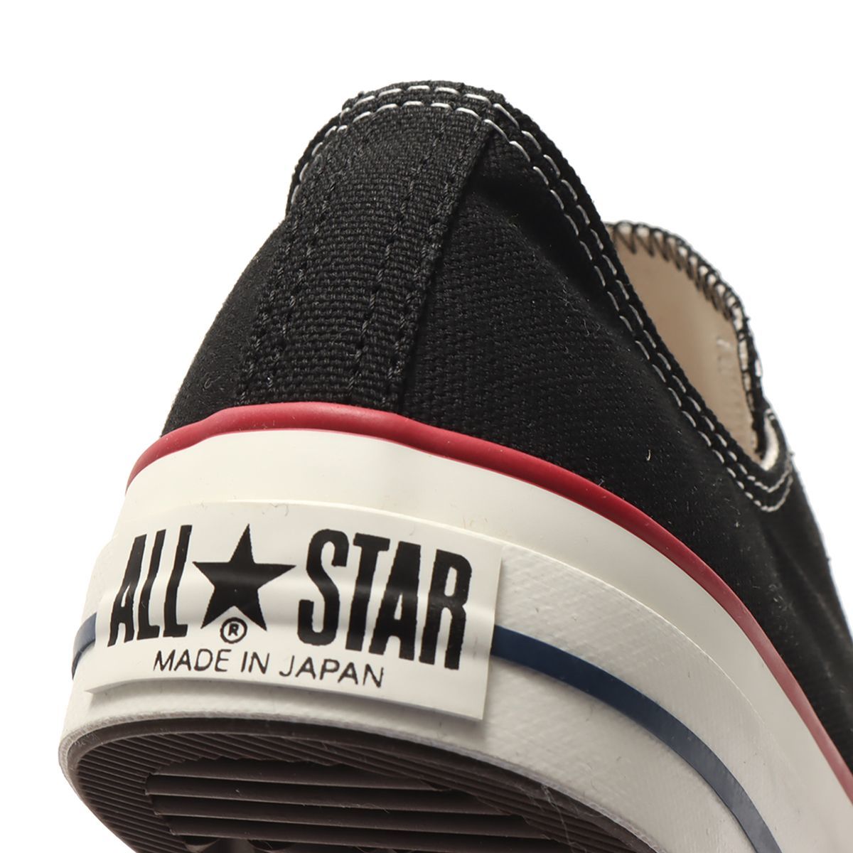 ☆CONVERSE CANVAS ALL STAR J OX 黒/赤紺白 27.5cm コンバース キャンバス オールスター ジャパン オックス 日本製 JAPAN 31304300_画像6